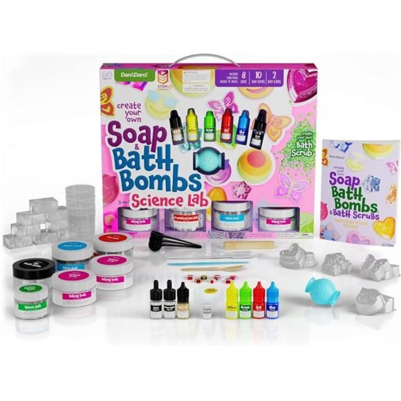 Soap & Bath Bomb Making Kit for Kids, 3-in-1 Spa Science Kit, Craft Gifts - Picture 4 of 6